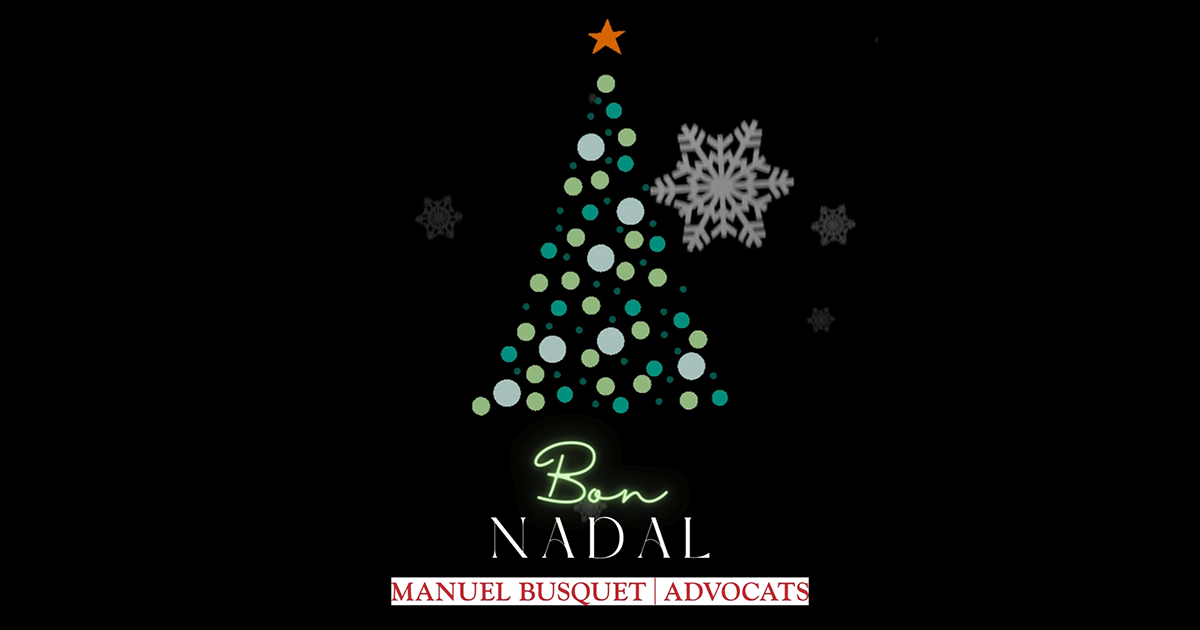 Manuel Busquet | Advocats us desitja Bon Nadal